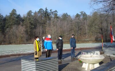 Spomin na padle borce NOB na Rudniku