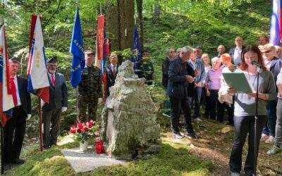Spominska slovesnost pri partizanski bolnici T. Zajca