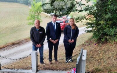 Spominska slovesnost na Slapah